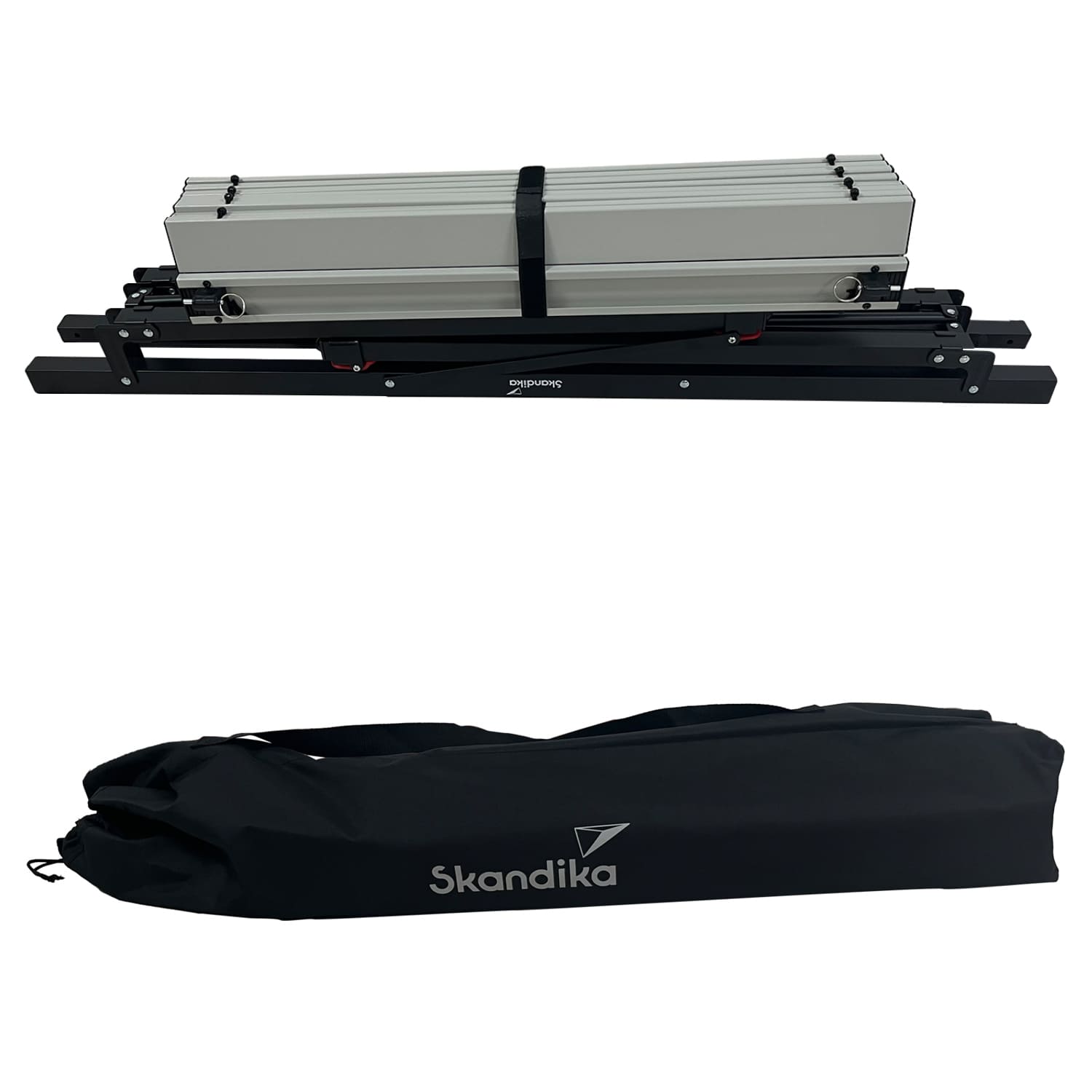 Skandika Maikku Black aluminium klaptafel
