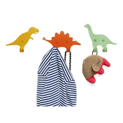 Wandhaken-Set Zoo, Dino