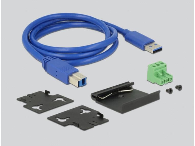 Delock USB-Hub 63919 USB 3.0 - 10x Typ-A 10-Port USB-Hub mit ESD-Schutz
