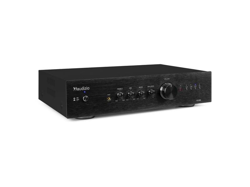Audizio Stereo-Verstärker AD200B Schwarz Vielseitiger 2-Kanal-Verstärker mit grosser Funktionalität