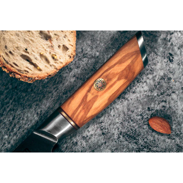 Couteau Fukito Olive Damas modèle Pain 21cm Fukito