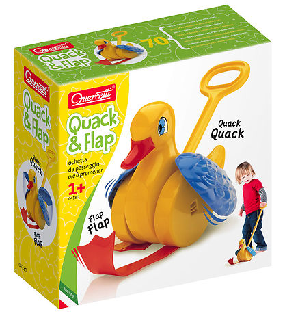Quercetti Drücker - Quack & Klappe - Entchen