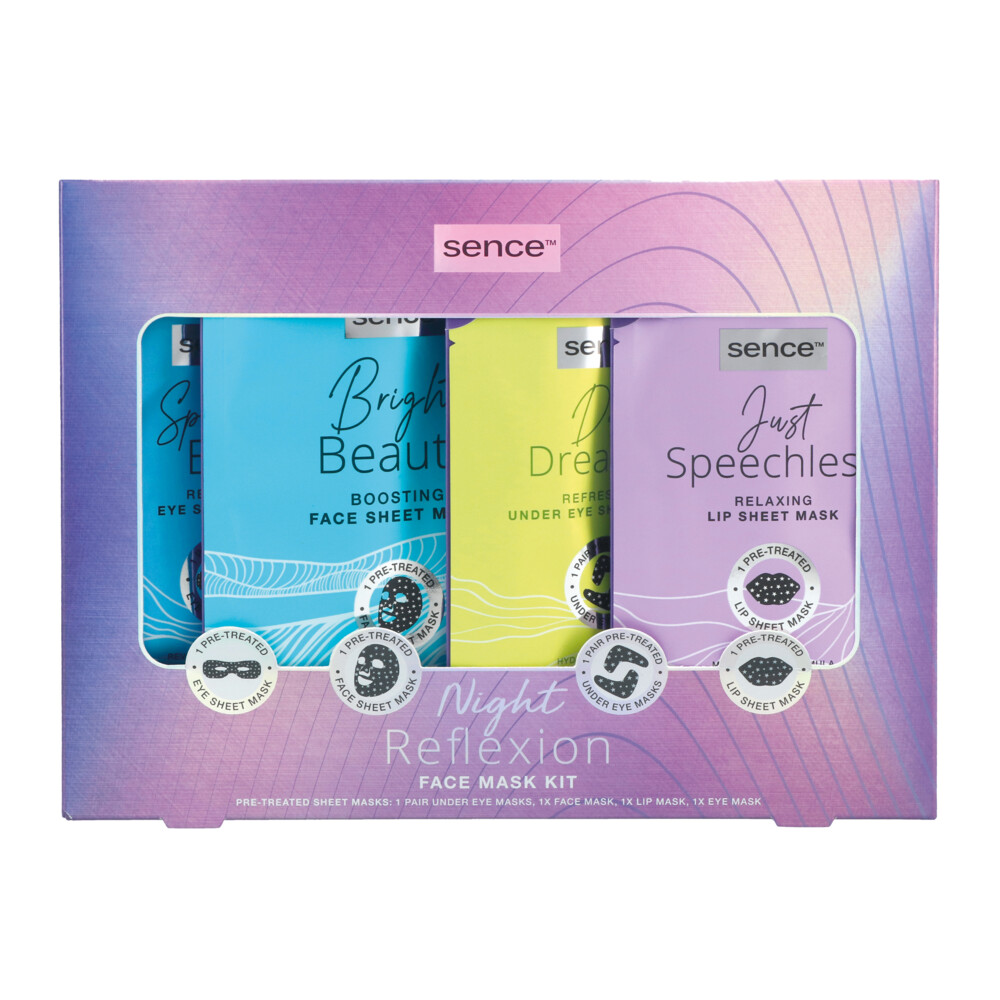 Sence Collection Geschenkset Metallic Sheet Masker Kit Night Reflexion1 set