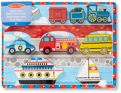 Melissa & Doug Puslespill Biler 9 Brikker