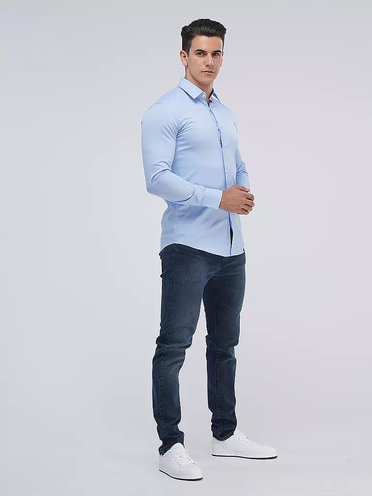BOSS Hemd Slim Fit hellblau