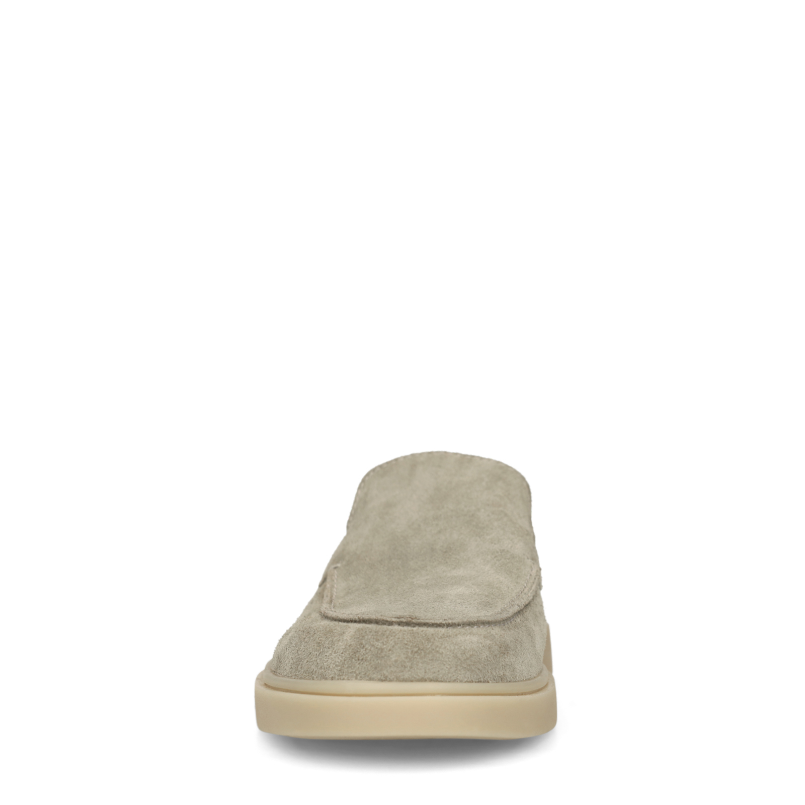 Groene suède loafers