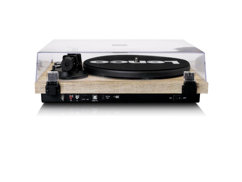 Lenco Plattenspieler LBT-188 Hellbraun Plattenspieler mit Bluetooth