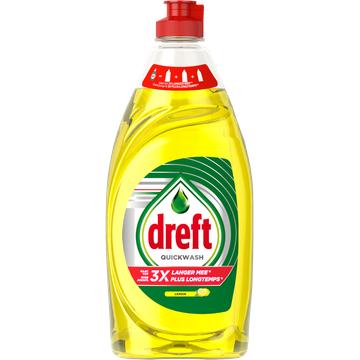 Dreft Platinum Quickwash Citroen Vloeibaar Afwasmiddel 520ml