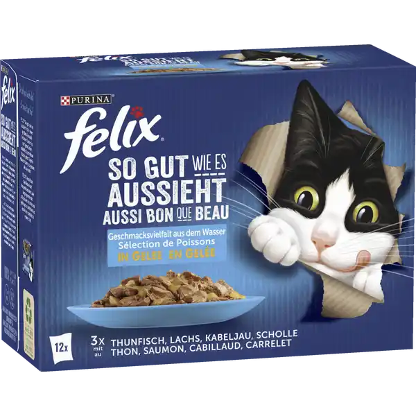 So gut wie es aussieht Geschmacksvielfalt aus dem Wasser in Gelee Multipack