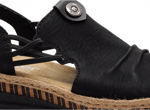 Rieker nu pieds talons femme v7972 noir
