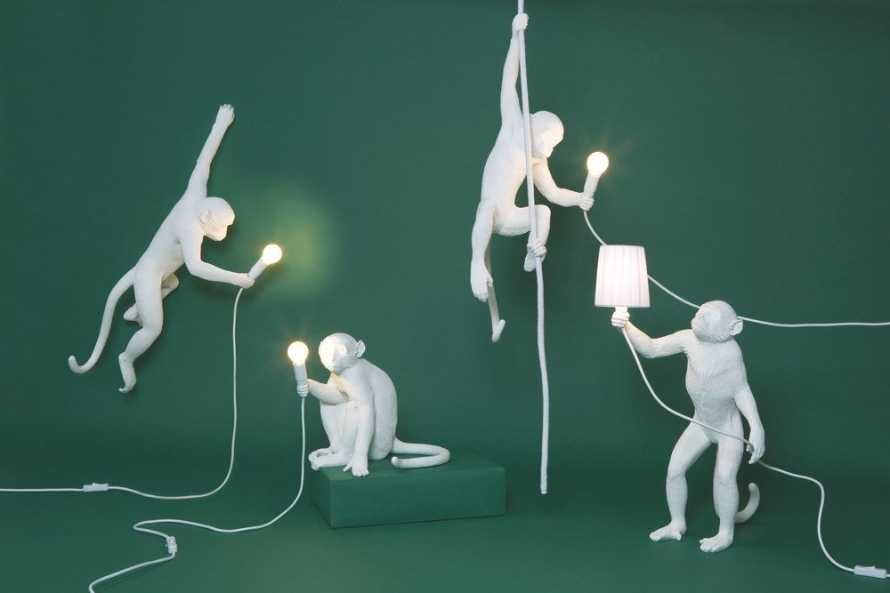 Seletti Monkey Lampresin Sitting