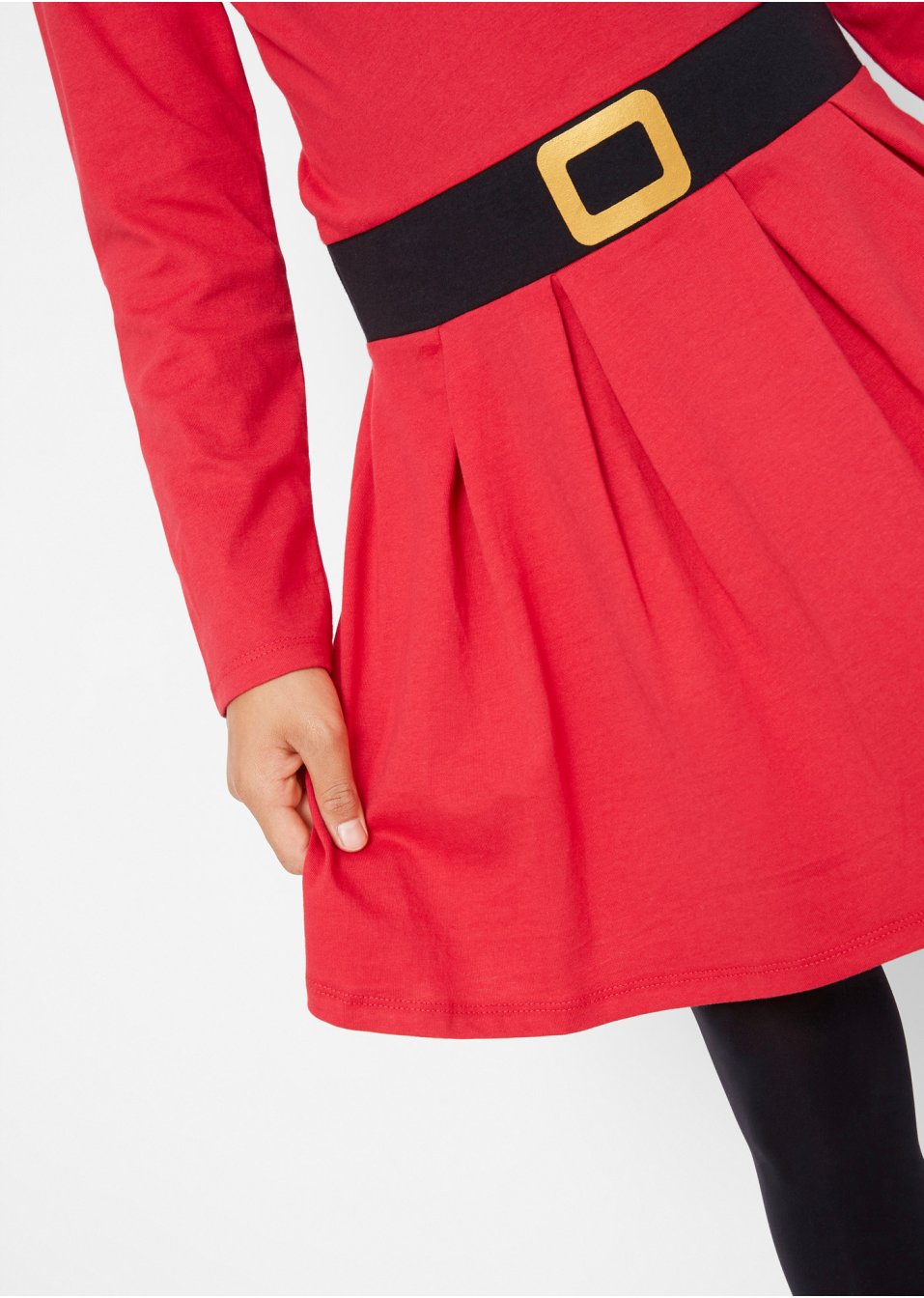 Robe de Noël fille en jersey