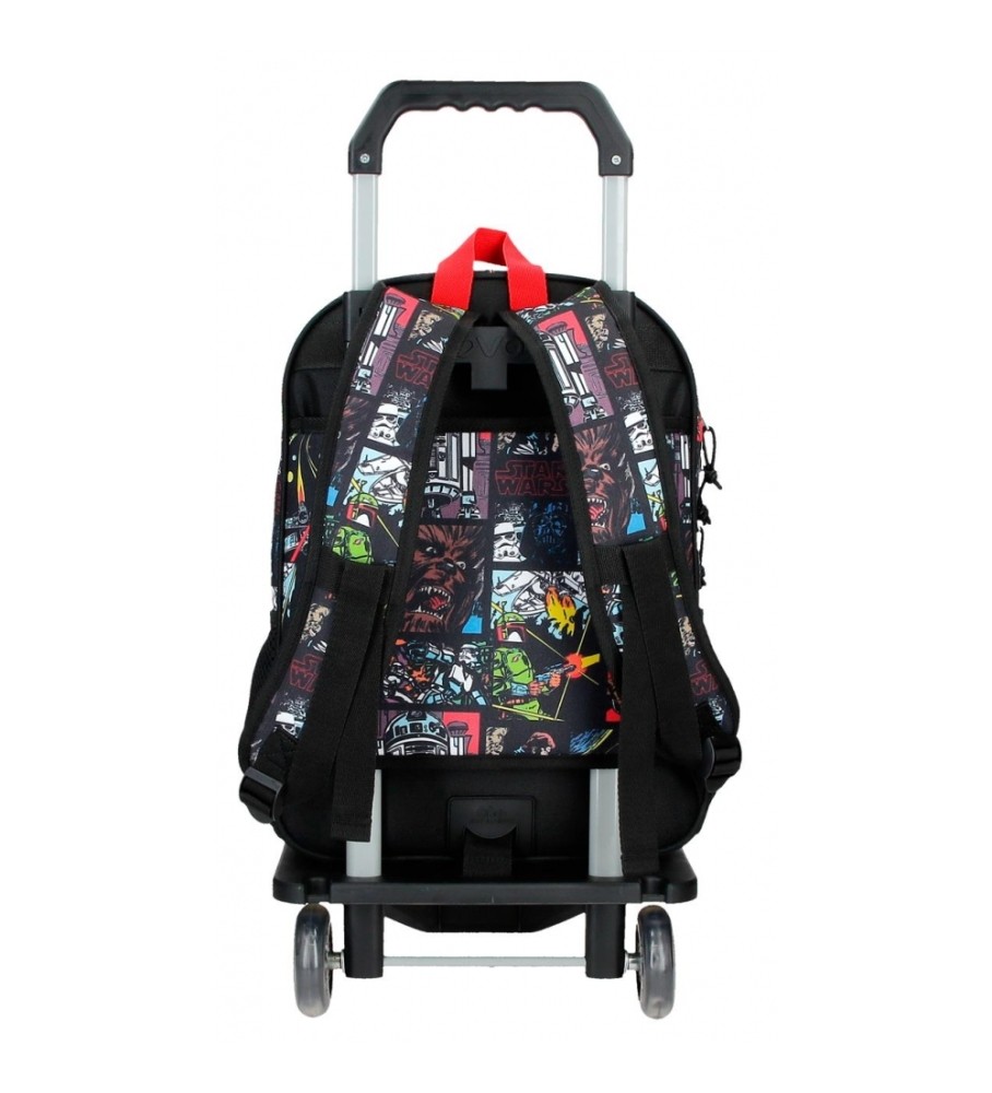 Joumma Bags Mochila Star Wars Galactic Team Dos compartimentos con carro negro