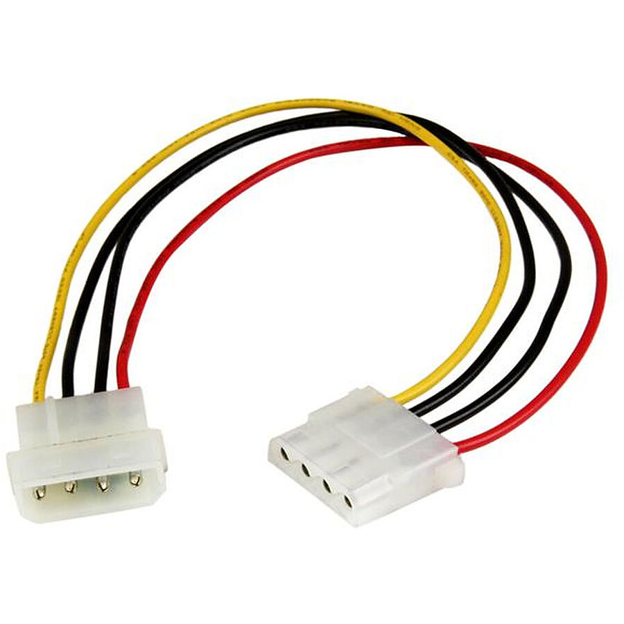 StarTech.com Câble d'Extension Alimentation Molex LP4 30 cm
