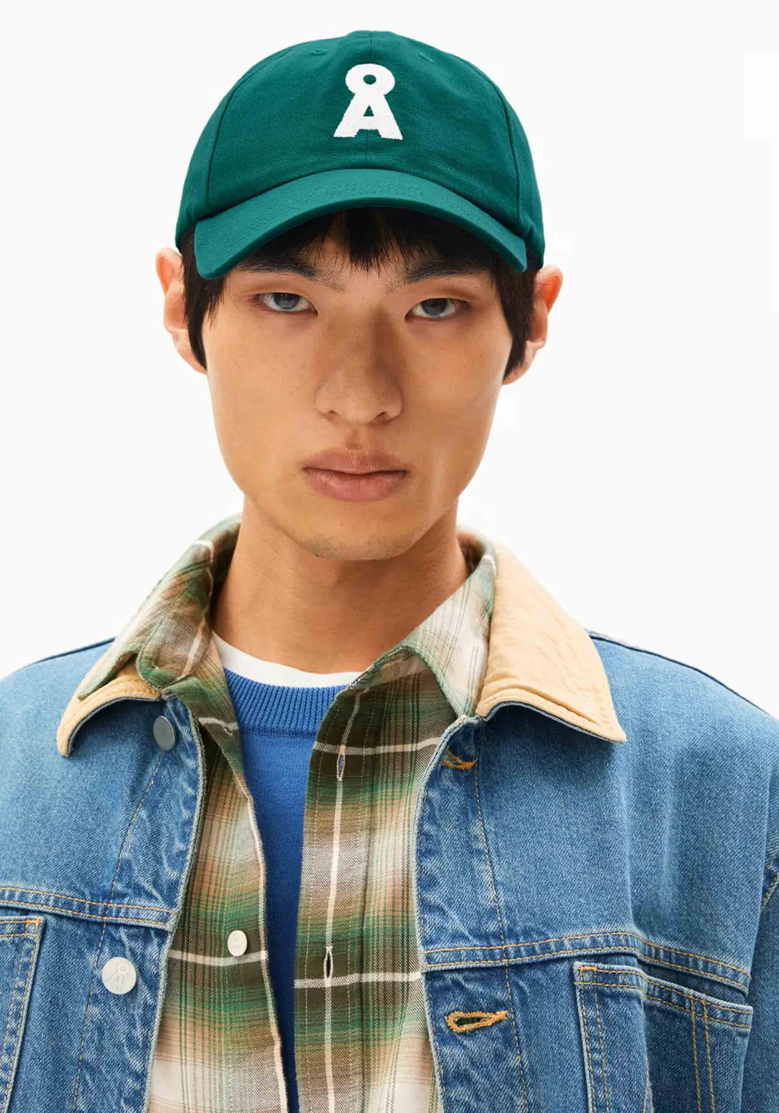 Armedangels Cap Yenaas Iconic Å Emerald Green