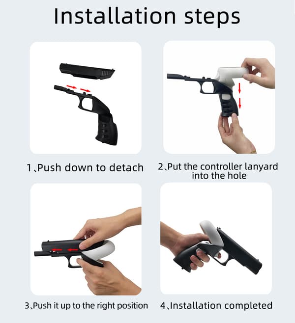 INF Game Grip for Oculus Quest 2 VR-kontrollere