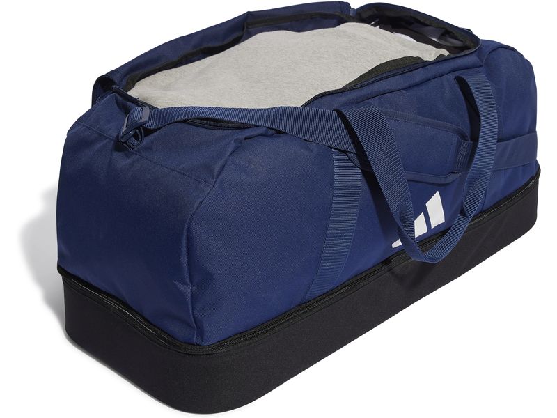 adidas Sporttasche Tiro League L, Dunkelblau Sporttasche mit Hartschalenfach