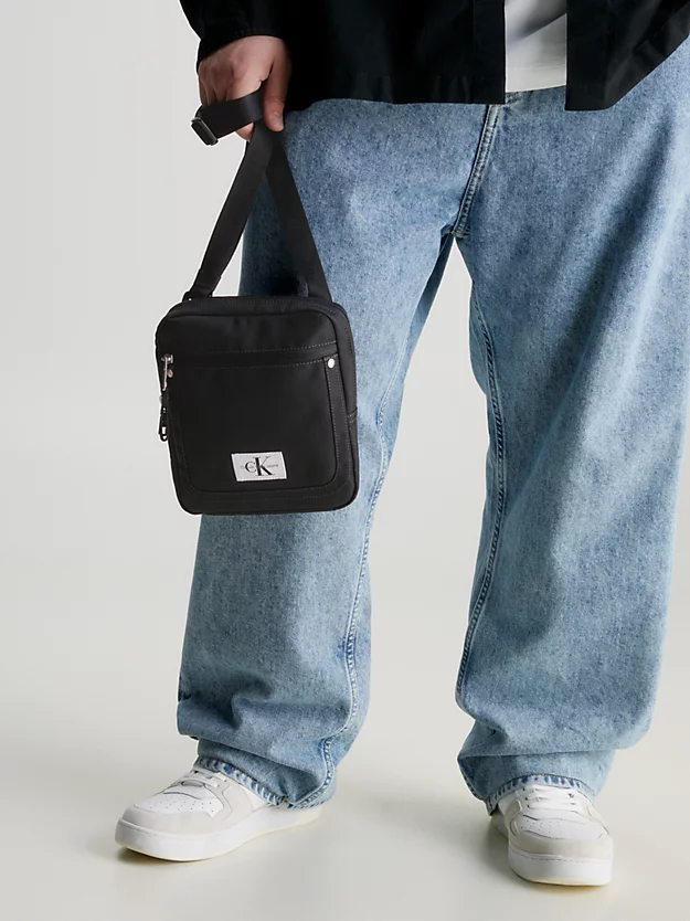 Bolsa de ombro reciclada para repórter