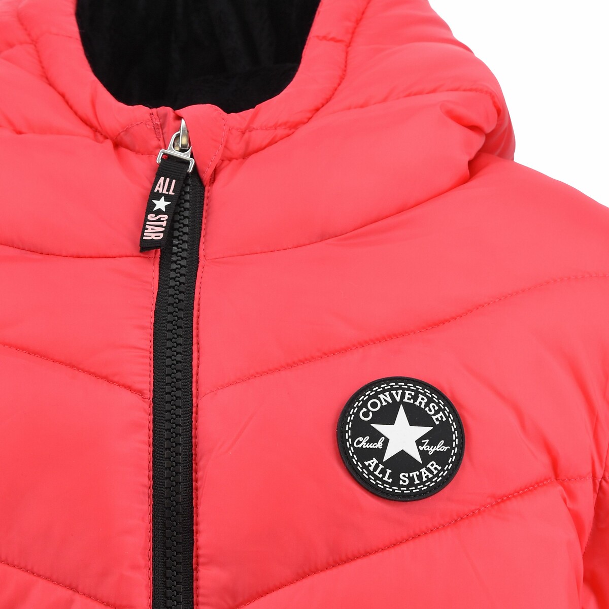 CONVERSE<br>Jaqueta de plumas com capuz