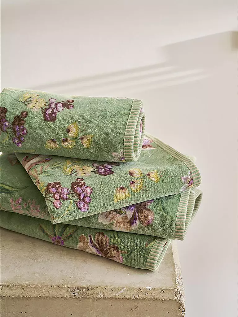PIP STUDIO Gästetuch 30x50cm SECRET GARDEN Green grün