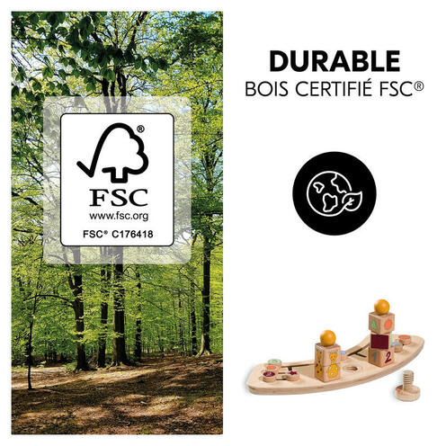 Plateau de jeu de tri Play Sorting - Bois - HAUCK
