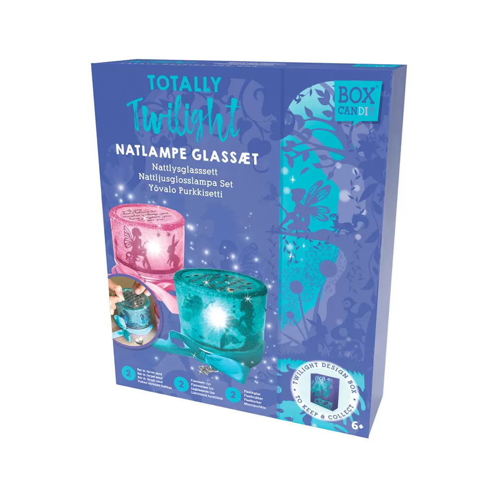 BOX CANDIY Night Light Jars - Totally Twilight - 1 stk