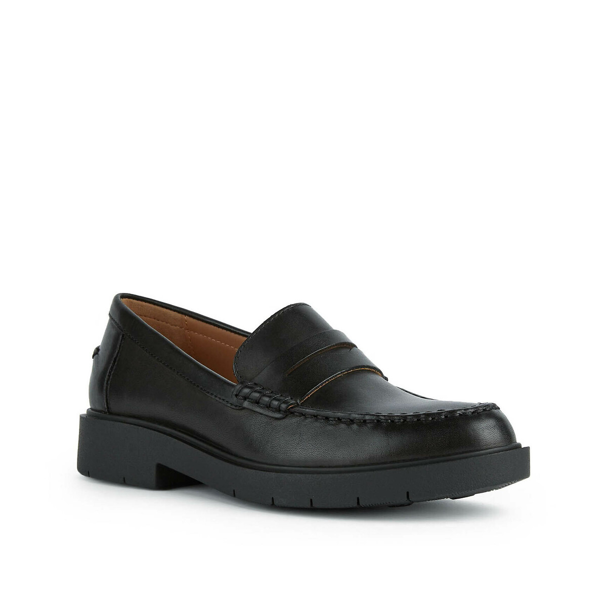 GEOX<br>Mocassins de couro respirável Spherica EC1