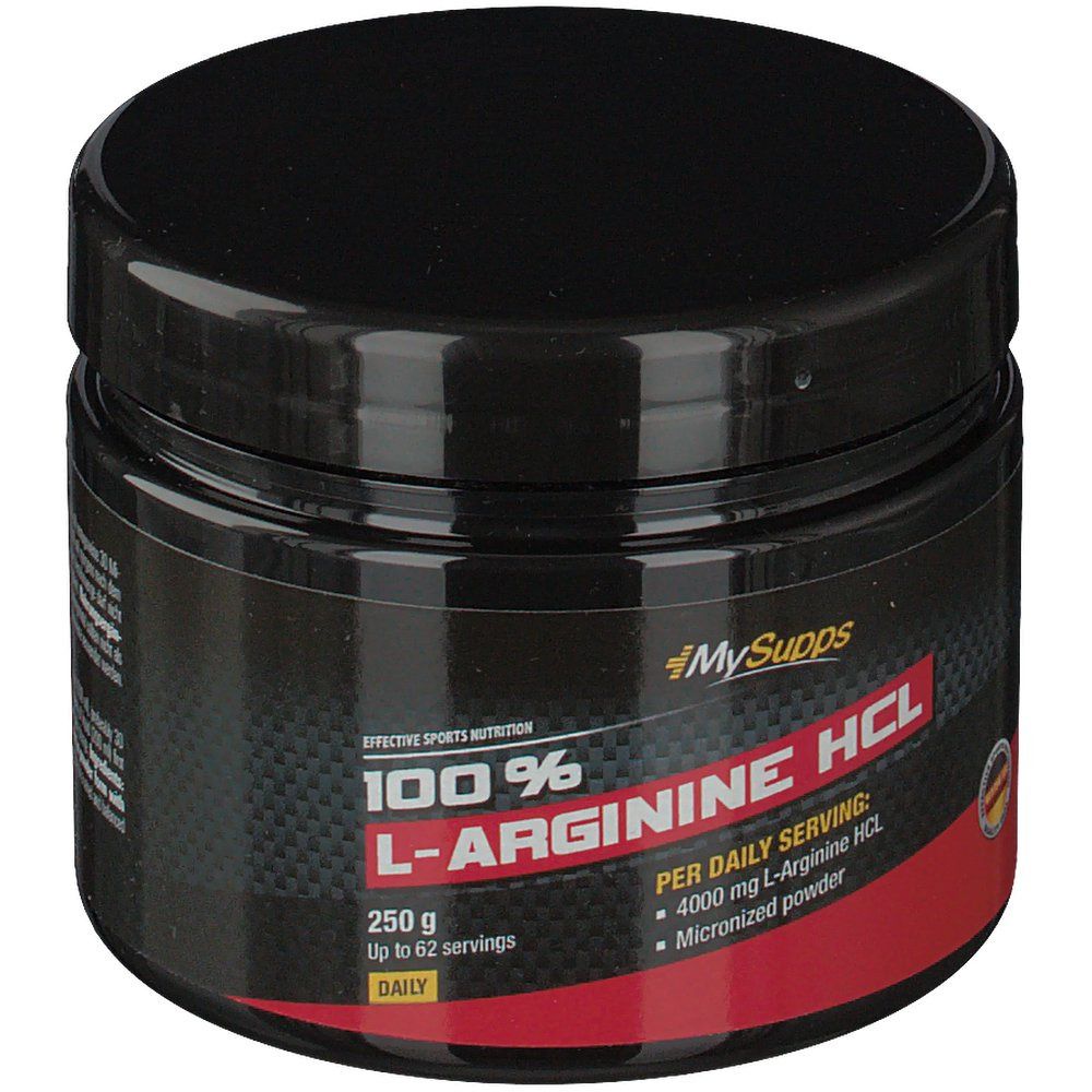MySupps 100% L-Arginine HCl Pulver