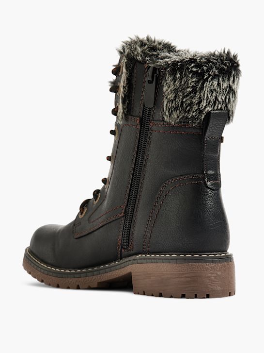 Easy Street Schnür-Stiefelette Schwarz