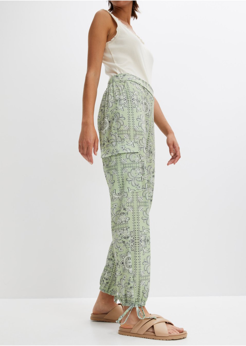 Pantalon fluide cargo