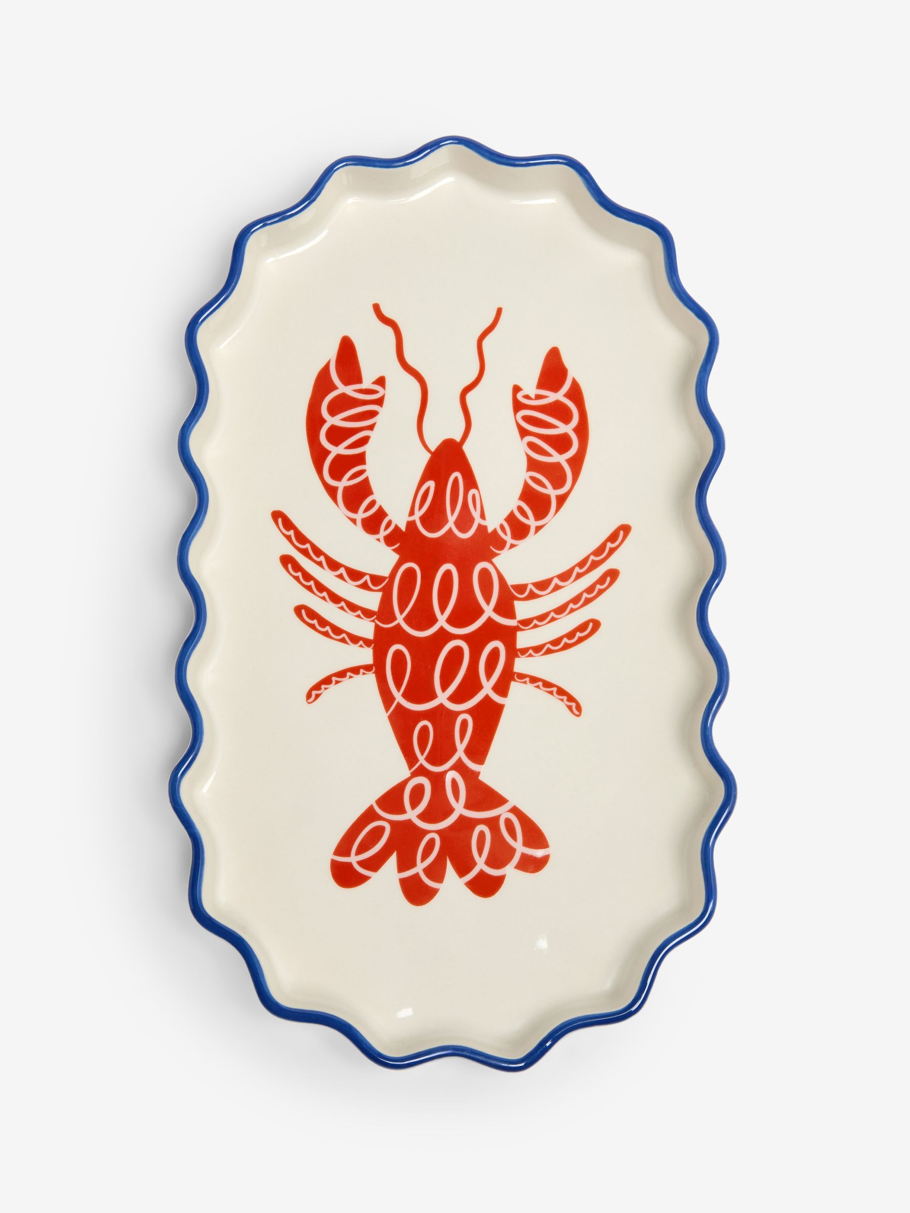 Red Lobster Print Storage Tray