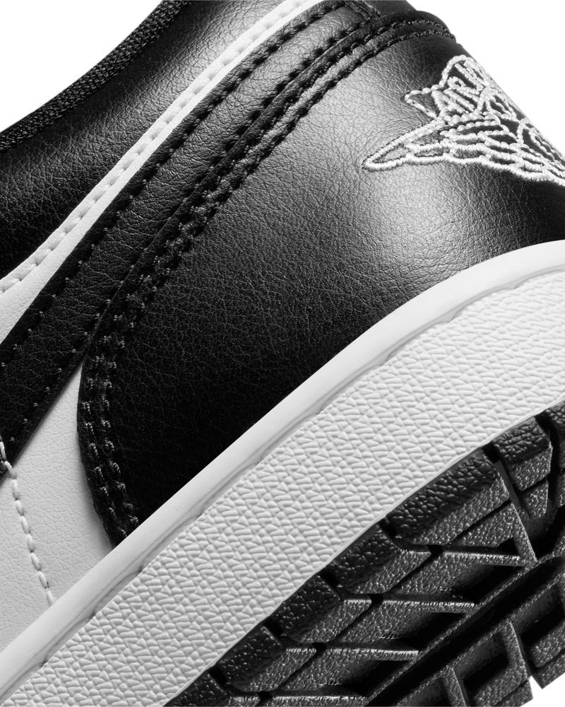 Chaussures Nike Air Jordan 1 Low Blanc & Noir pour femme