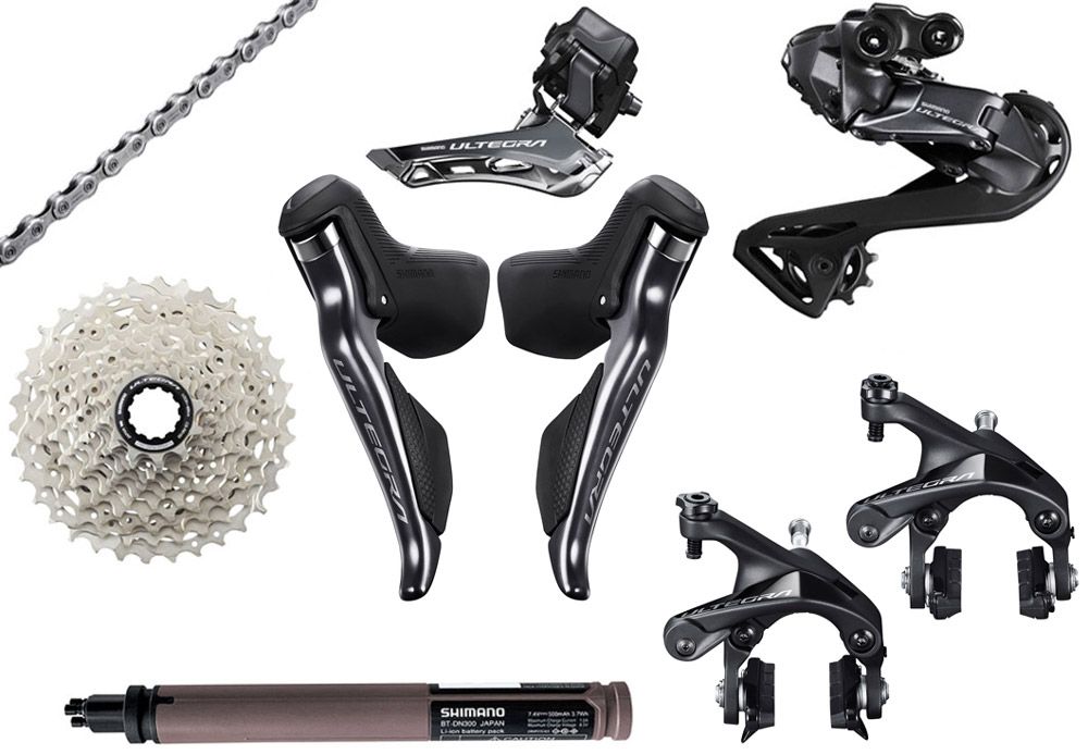 Shimano ULTEGRA Di2 R8150 2x12-fach Upgrade-Kit Felgenbremse 11-34 kaufen | Bike-Discount