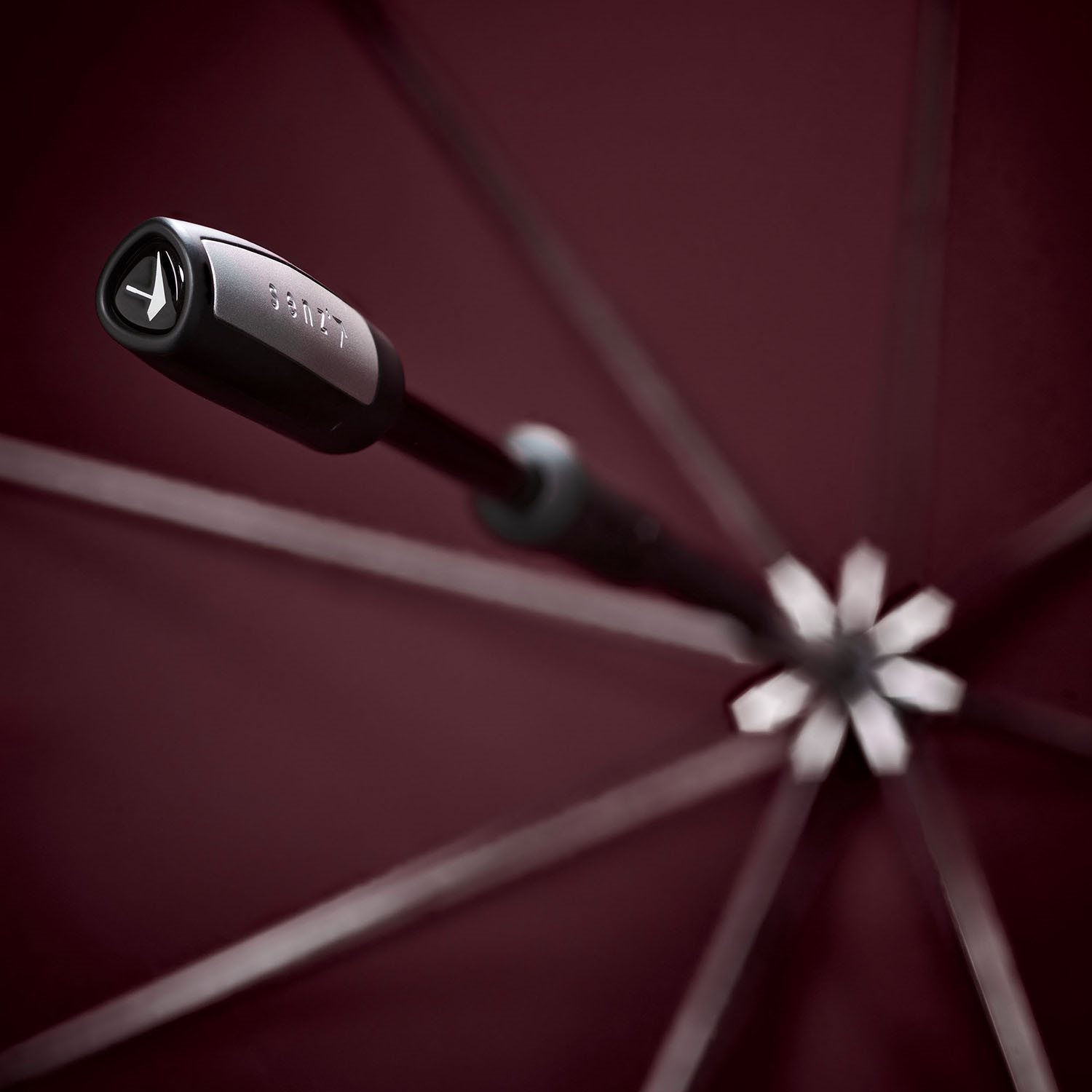 Senz XXL Stick Storm Umbrella eggplant