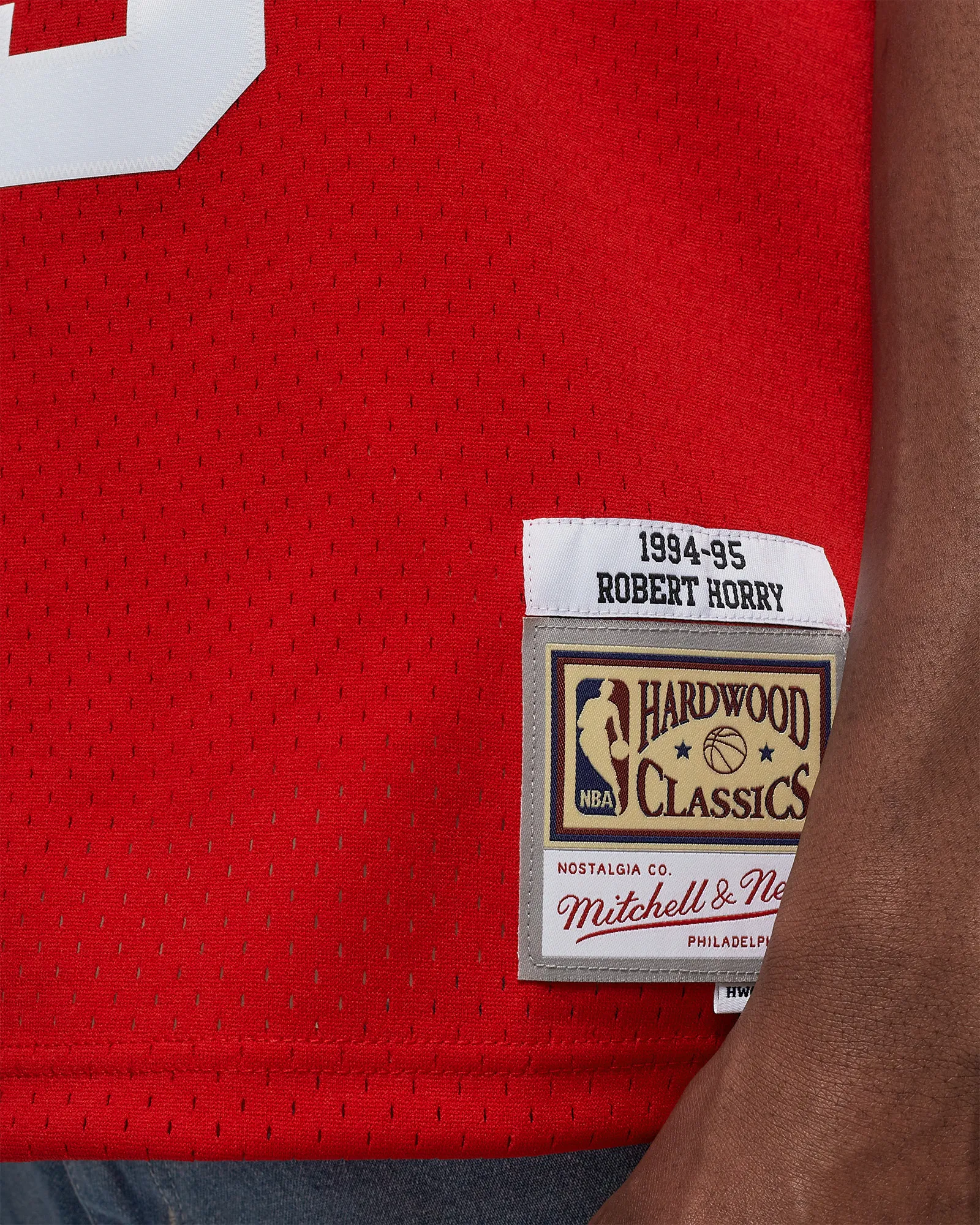 Mitchell & Ness NBA DARK JERSEY HOUSTON ROCKETS 1994-95 ROBERT HORRY #25