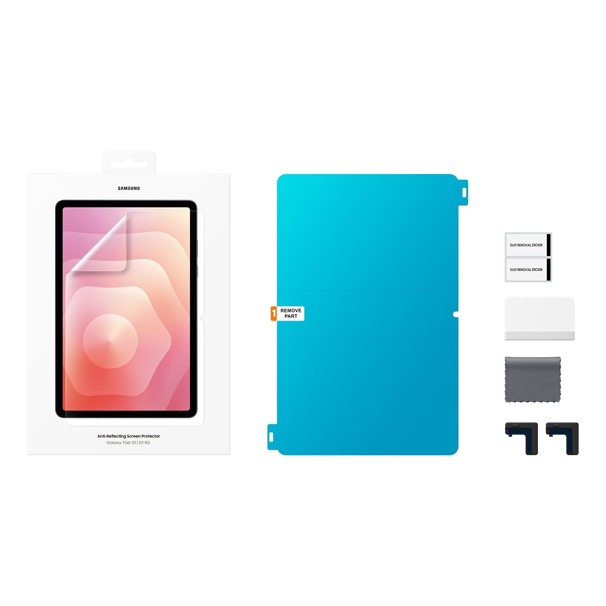 Galaxy Tab S11 Anti-Reflecting Screen Display Schutzfolie   Montagehilfe Case Friendly (EF-UX730CTEGWW)