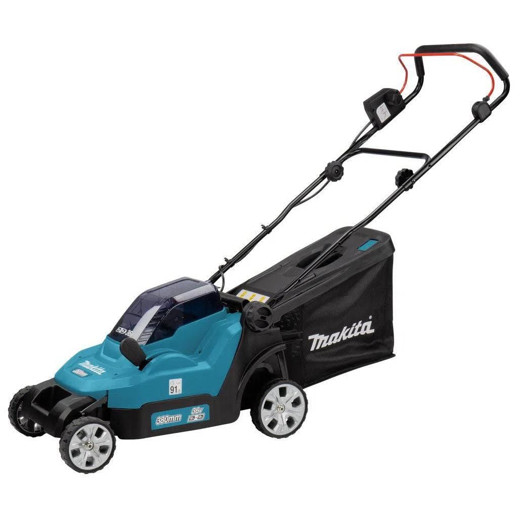 Makita DLM382PT2 Accu Grasmaaier 38cm 2x18V 5.0Ah