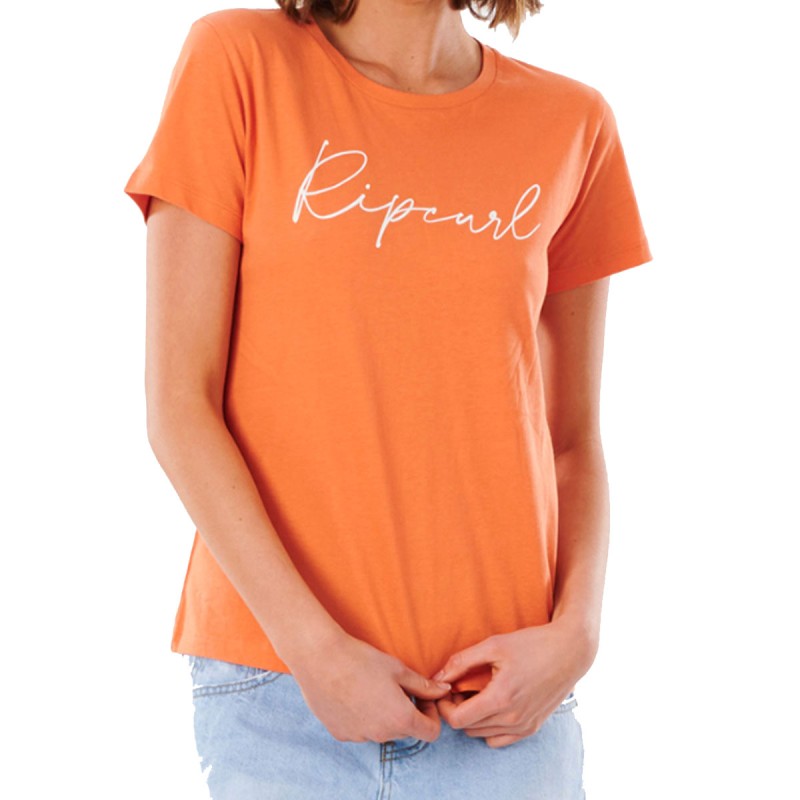 T-Shirt Femme Rip Curl Golden Classic shore 2021 - The Corner Shop
