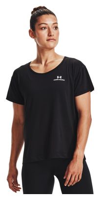 Maillot manches courtes Under Armour Rush Energy Core Noir Femme