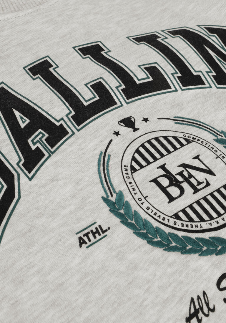 BALLIN grijze ballin trui sweater