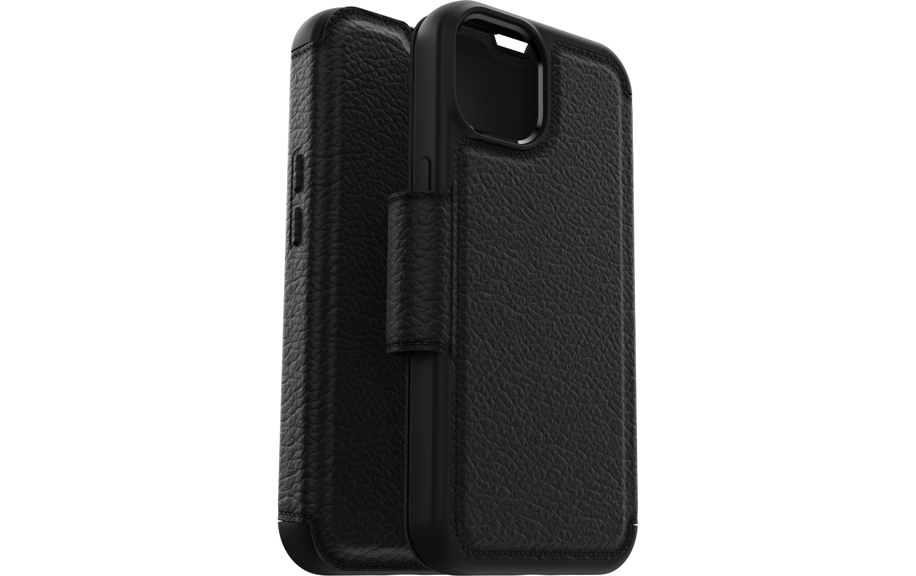 Book Cover Strada iPhone 14 SchwarzSchutzhülle für das Apple iPhone 14