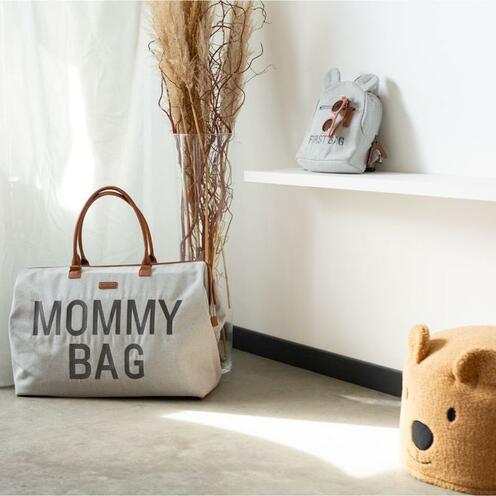 Mommy Bag Sac à langer Canvas Grey - CHILDHOME