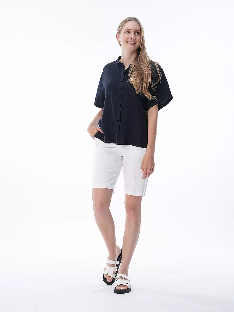 PENN&INK Leinenbluse  dunkelblau