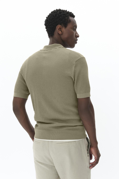 Matinique taupe heren polo