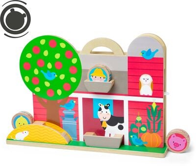 Melissa & Doug GO TOTs Låve med 4 Disker