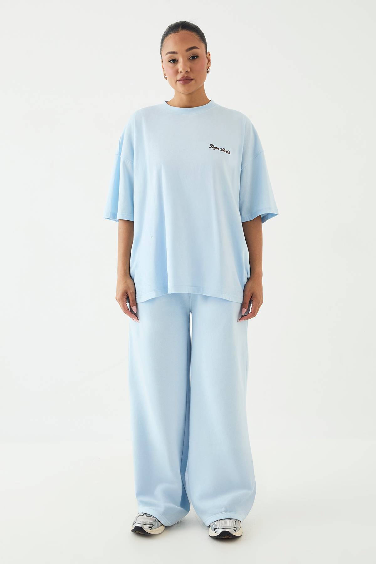 T-shirt Oversize Brodé Script Dsgn Studio