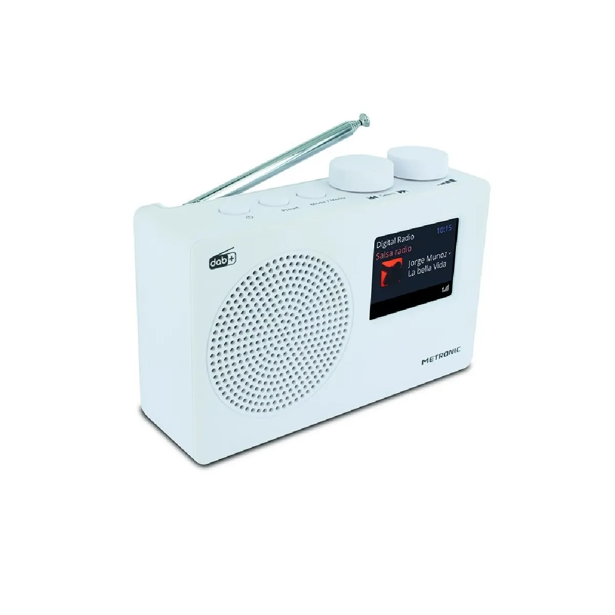 Metronic Radio numérique DAB+ et FM - Blanc