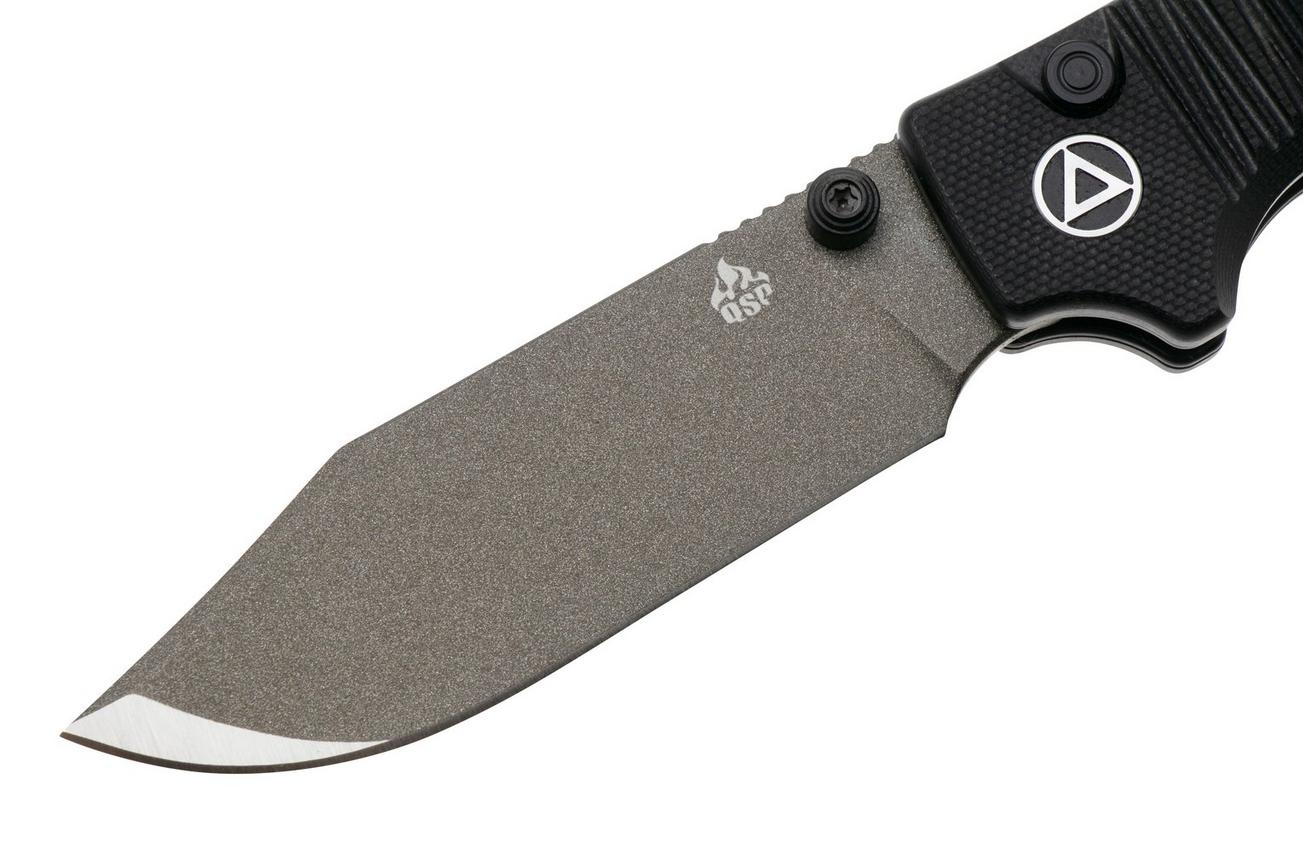 QSP Knife Kali QS159-B2 Ceramic Coated 14C28N Black G10, zakmes, Keanu Alfaro design