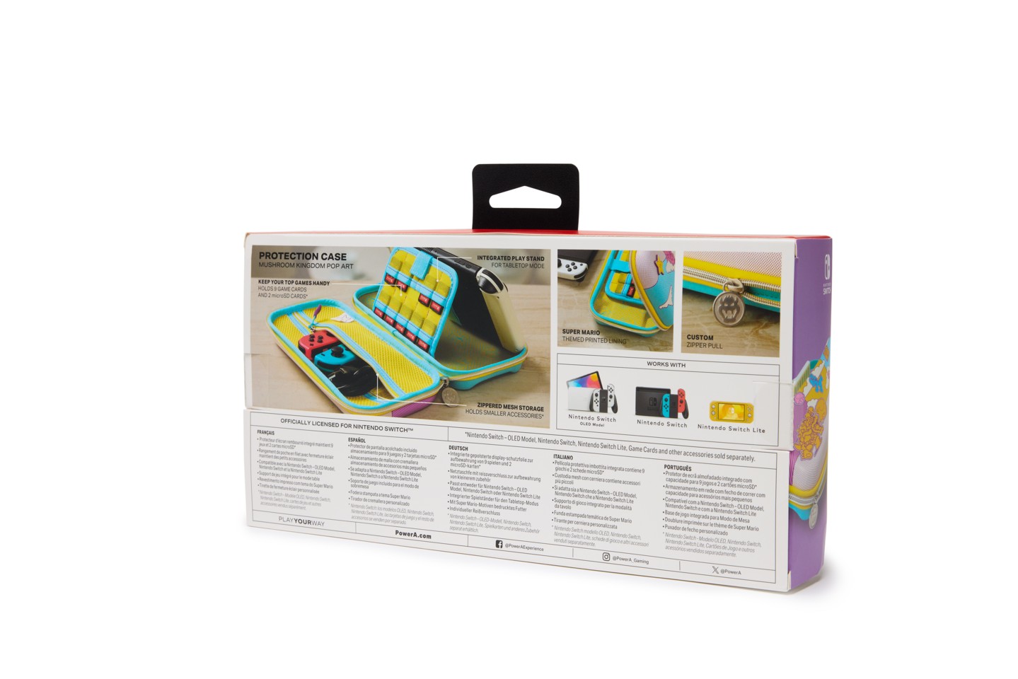 PowerA Protection Case- Mushroom Kingdom Pop Art (Nintendo Switch/Lite)