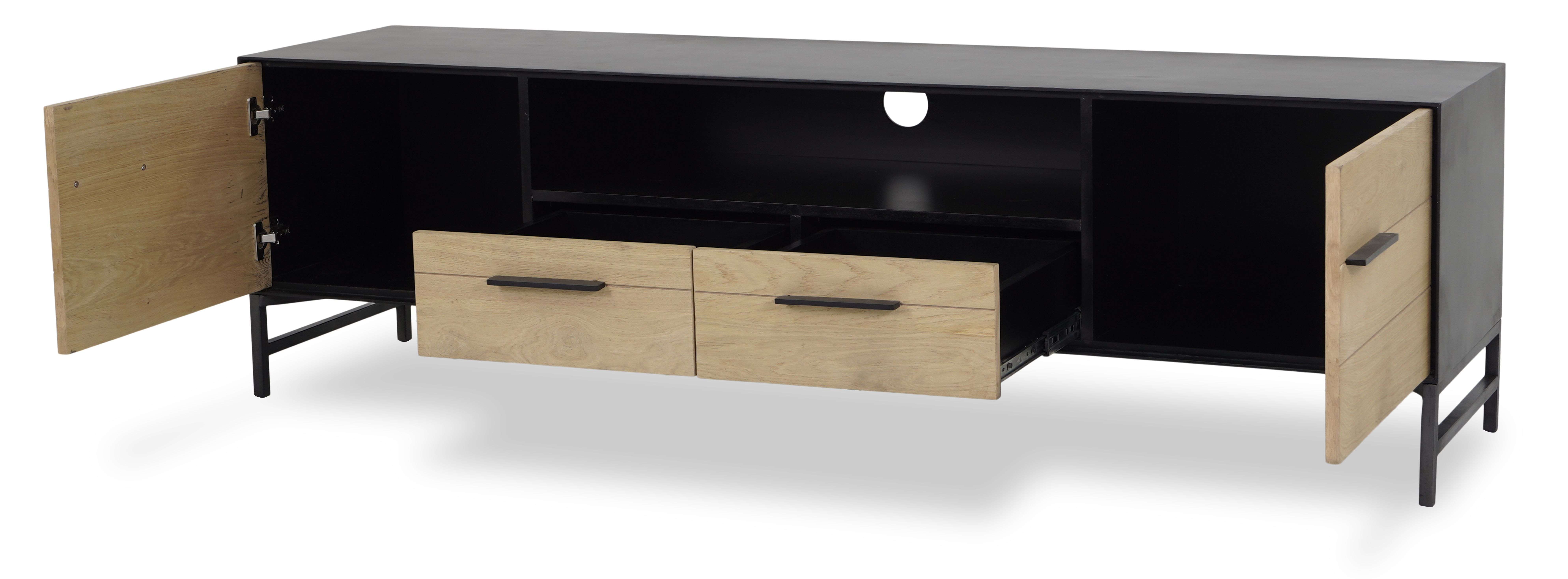Tv-meubel Lido  B190 x D55 x H45 cm